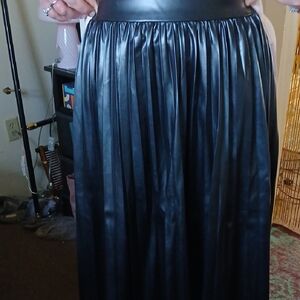 Elegant Black Pleated Skirt BNWOT!!
